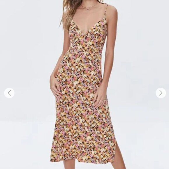 Floral Print Tie-Back Dress XS - Picture 7 of 10